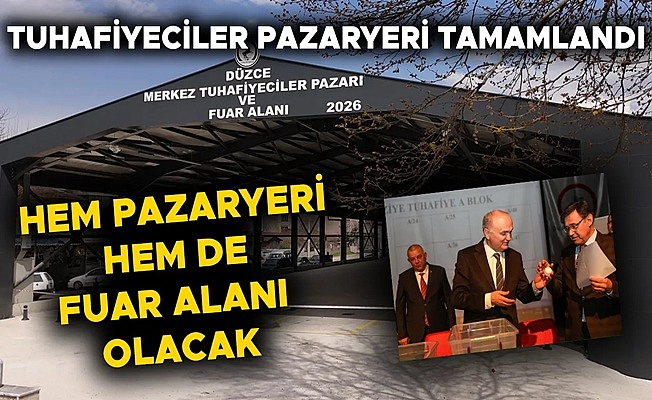 ESNAFLAR YERLERİNİ BELİRLEMEK İÇİN KURA ÇEKTİ