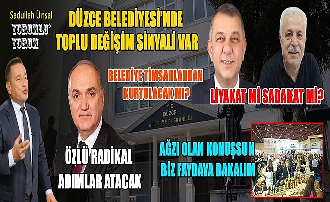 DÜZCE’YE NE KATACAKSINIZ ONU SÖYLEYİN