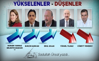 YÜKSELENLER - DÜŞENLER