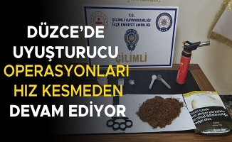 ÇİLİMLİ İLÇESİNDE DÜZENLENEN OPERASYONDA 4 SATICI GÖZALTINA ALINDI