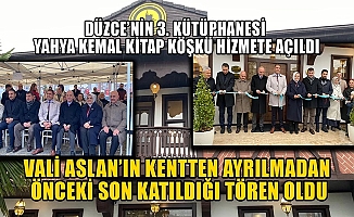 BAŞKAN ÖZLÜ: DÜZCE’MİZ “KÜTÜPHANELER ŞEHRİ” ÜNVANINI KAZANACAK