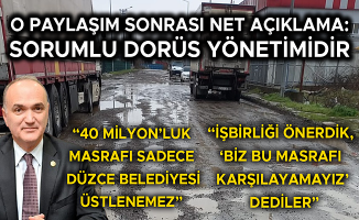“BİZİM ASIL İŞİMİZ VATANDAŞIMIZIN YOLUNU YAPMAKTIR”