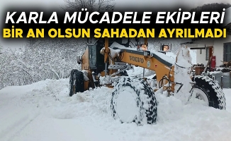 DÜZCE’DE KAPANAN KÖY YOLU BIRAKILMADI