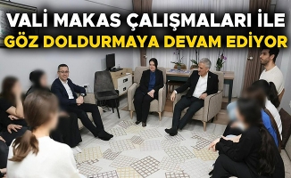 EŞİ İLE BİRLİKTE DEVLET KORUMASINDAKİ ÇOCUKLARI ZİYARET ETTİ