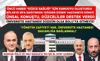 TEHDİTLER BİZE GERİ ADIM ATTIRMAZ, ÖNCÜ HABER ‘DÜZCE’NİN MENFAATİDİR’