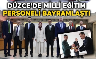 MİLLİ EĞİTİM MÜDÜRÜ ÖZER PERSONELİNİN RAMAZAN BAYRAMINI KUTLADI