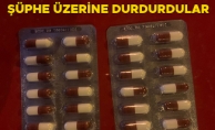 SENTETİK ECZA HAPI ELE GEÇİRİLDİ