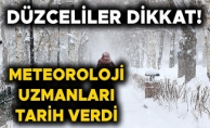 DÜZCE’DE SON 10 YILIN EN YOĞUN KAR YAĞIŞI GÖRÜLECEK