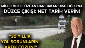 “SÜPER HIZLI TREN PROJESİ’NE DÜZCE DAHİL EDİLMELİ”