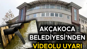 “ATIK YAĞLAR AKÇAKOCA’YA ZARAR VERİYOR”