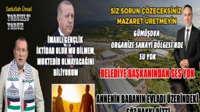 ORGANİZEDE SU OLMAMASI DÜZCE’NİN, GÜMÜŞOVA’NIN ACİZLİĞİDİR