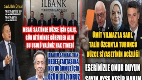 GEREĞİ DÜŞÜNÜLDÜ: DORÜS KENDİ YOLUNU KENDİSİ YAPACAK