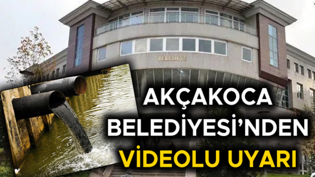 “ATIK YAĞLAR AKÇAKOCA’YA ZARAR VERİYOR”