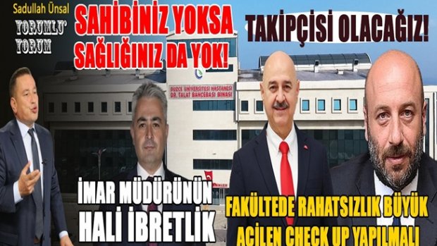 DÜZCE ÜNİVERSİTESİ TIP FAKÜLTESİ’NDE SIKINTI BÜYÜK!