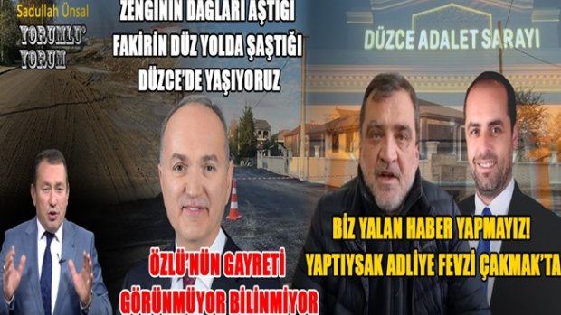 ÖZLÜ’NÜN İYİ NİYETİNİ İSTİSMAR EDEN YÖNETİCİLER VAR