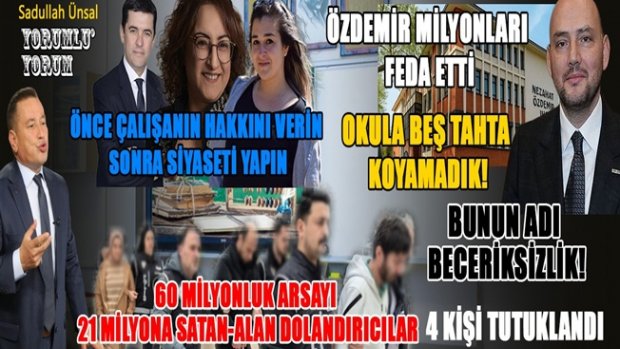 BU KADAR REZİL İŞ, İŞLEM, TAKİP OLAMAZ!