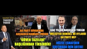 DÜZCEDE AK PARTİ ESNAFI KAYBETTİ